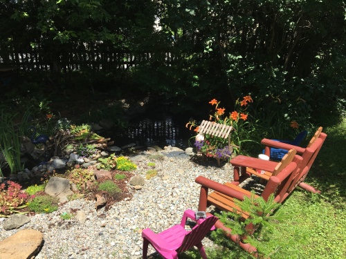Jardin coin de détente Gîte Amour et Amitié