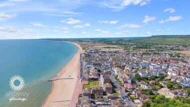 The gorgeous coastline in Hythe