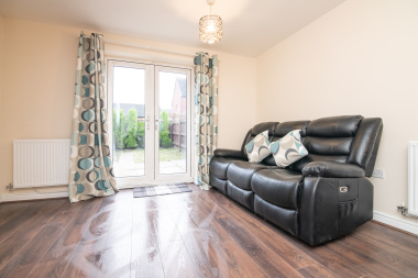 Living room with Leather Sofa