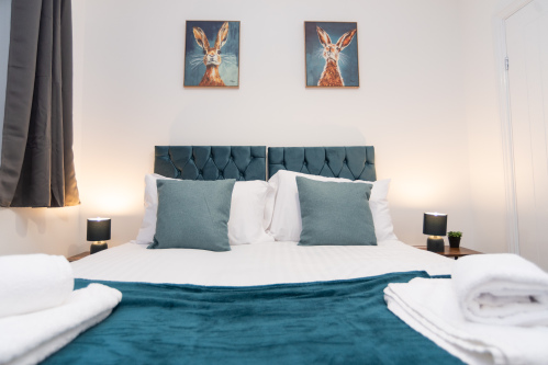 Your choice - one big bed or two singles. We set it up for you.