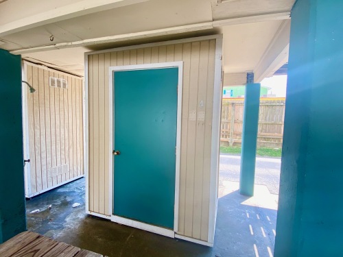Storage Closet for Beach Supplies