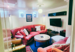 Living room: Comfy seating area