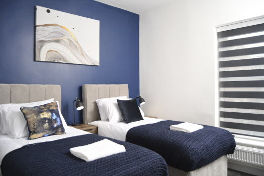 Bedroom 1 - Twin with Orthopaedic Mattress 