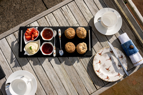 Scones on the Terrace, Nithbank Country Estate