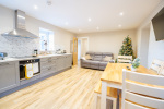 Open plan kitchen