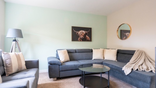 Lounge at Caledonia Luxe Stays Short Lets & Serviced Accommodation