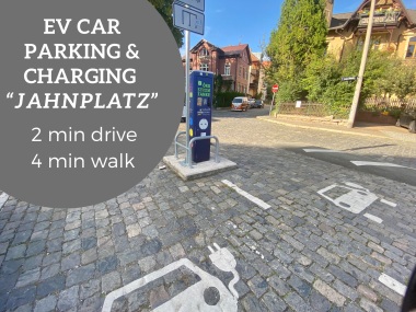 Ev Parking & Charging opportunity on Jahnplatz (2 min drive/4 min walk)