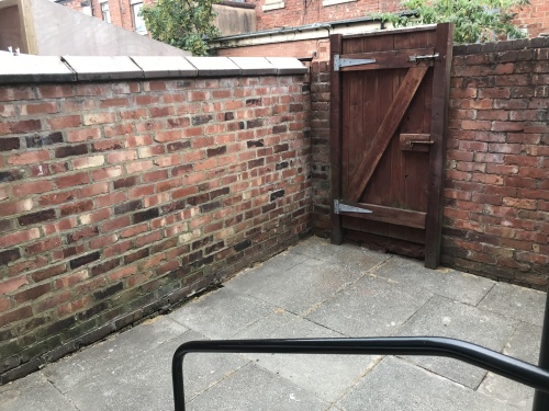 Enjoy the patio area