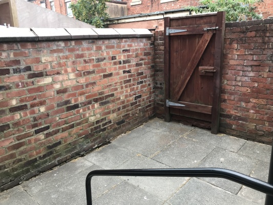 Enjoy the patio area