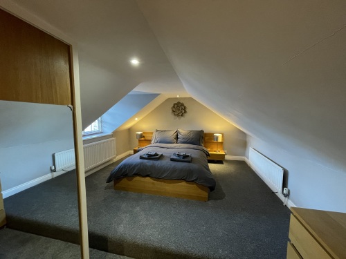 Master bedroom with en-suite bathroom