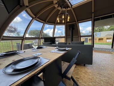 Dining area/fold away table