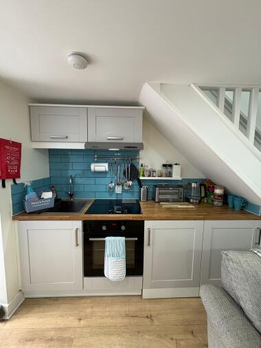 Fully stocked kitchen