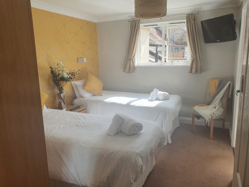 Twin room-Modern-Ensuite with Shower - Base Rate