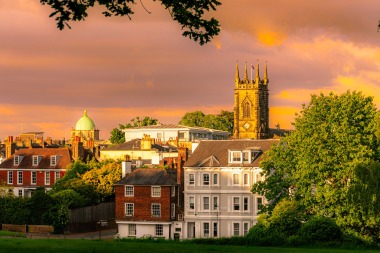 Tunbridge Wells at sunset