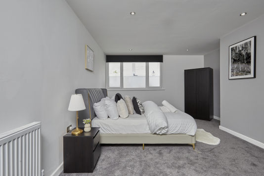 A bright and comfortable double bedroom — perfect for rest after a day of exploring.