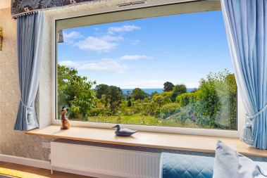 The beautiful view from living room