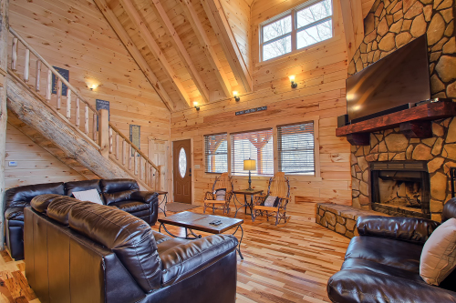 Great Room, from Dining Area (No TV service - Bring DVD's)