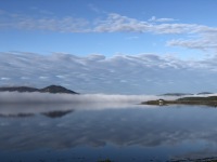 Hanging fog over the Dornoch Firth