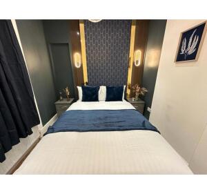 This photo represents the bedroom of the flat. 