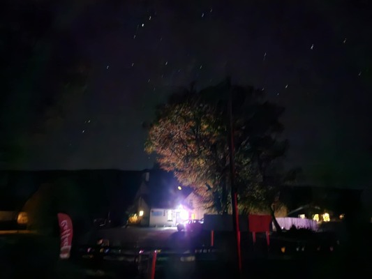 Clear skies and a million stars from the property