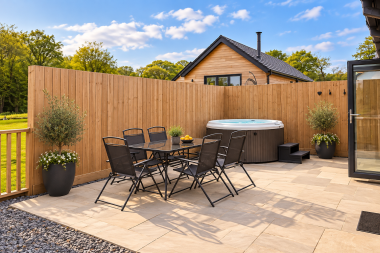 Private hot tub