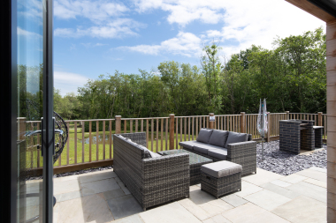 Outdoor seating area