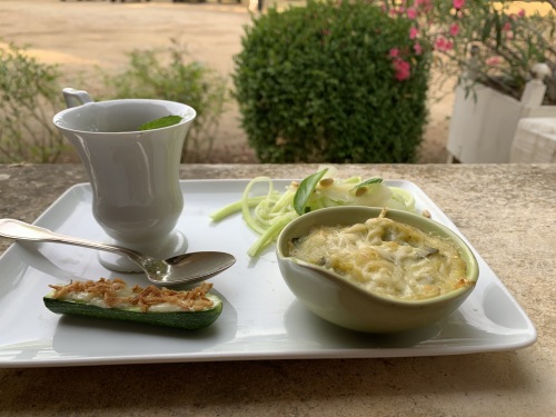 Courgette du jardin en quatre façon
