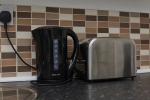 Kettle and toaster provided for your convenience