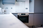 A fully equipped kitchen perfect for preparing delicious meals and enjoying family gatherings.