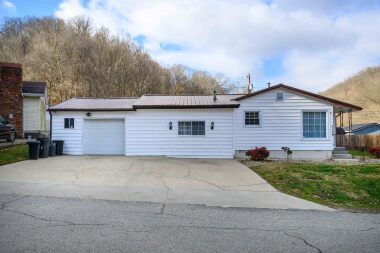 Comfortable ranch-style design with easy access and quiet setting.