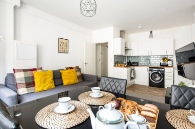 Cosy sitting area with everything you need for relax