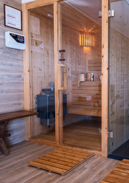 Finnish Sauna with Hoiry Loyly steam system