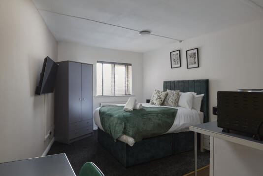 Sleep Peacefully in This Cozy, Hotel-Quality Bedroom