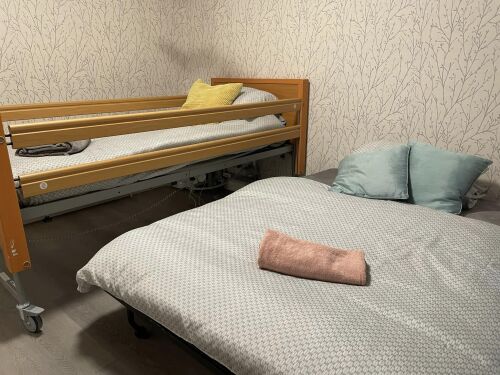 sofa bed for carer if required overnight