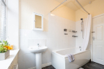 Bathroom with Shower, Toilet & Bathtub 