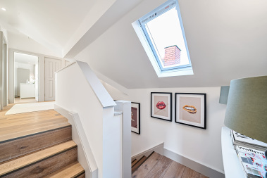 Refined entrance with stylish modern finishes.