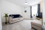 Wide view of the living room