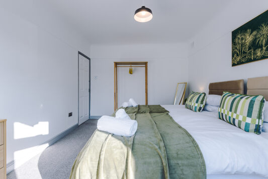 Clean and comfortable bedrooms