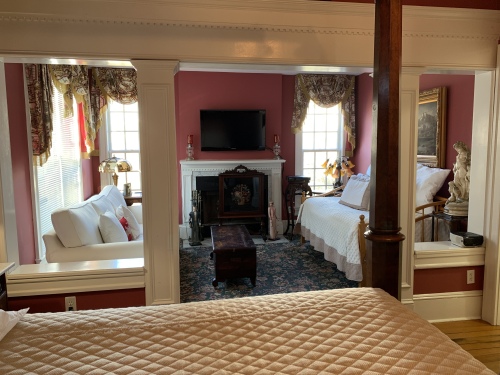 Two room suite with South and West exposure