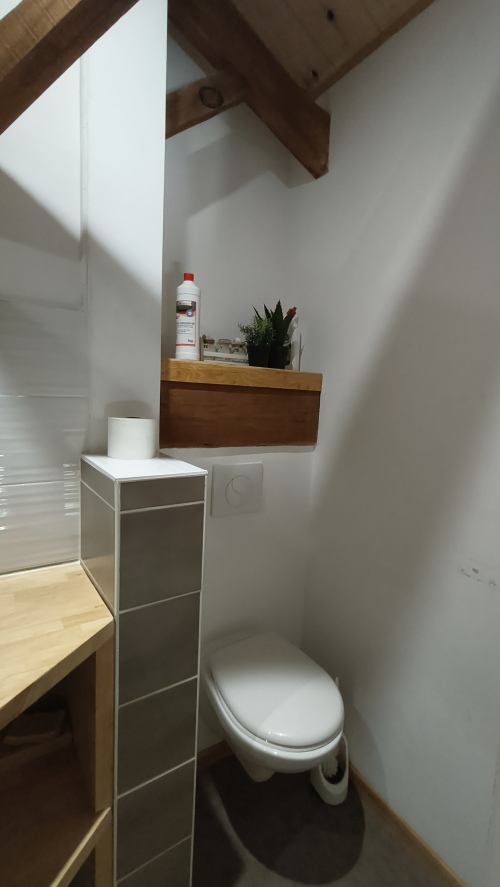 WC dans la salle d'eau