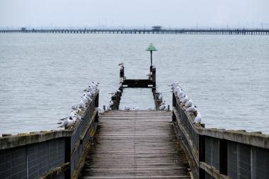 The sea is only a short walk away...