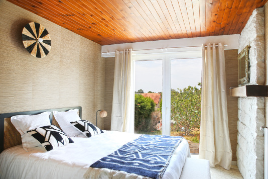 chambre avec accès jardin