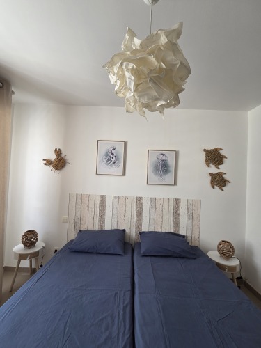 Chambre  2 lits en 90 x 2