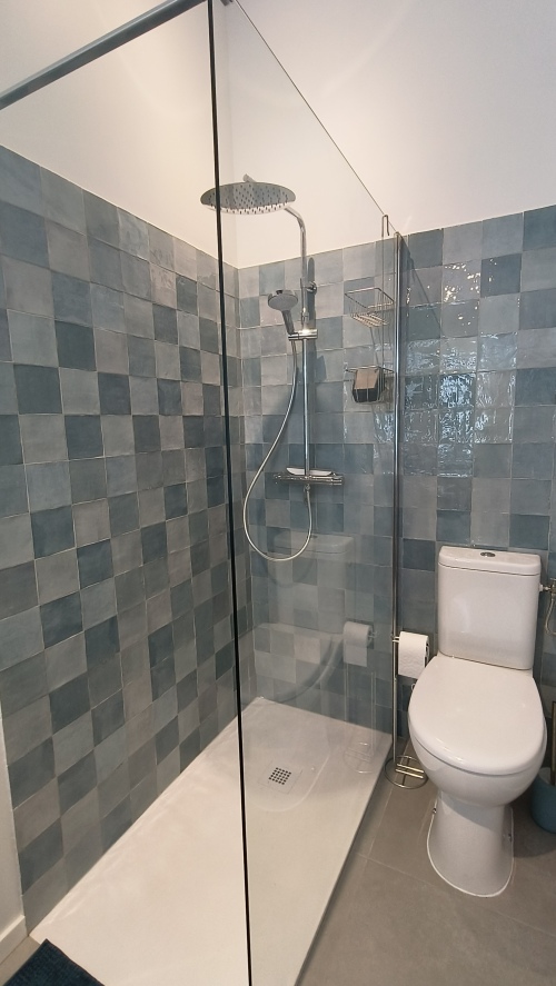 douche à l'italienne, WC hauts