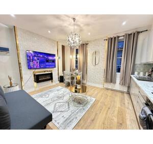 This photo represents the living room of the flat. 