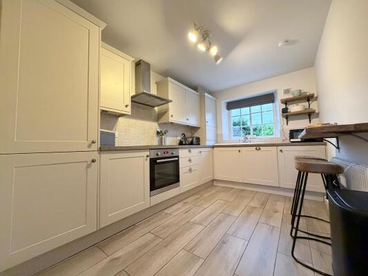 Kitchen and compact dining area