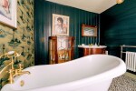 The slipper bath in the lighthouse bathroom