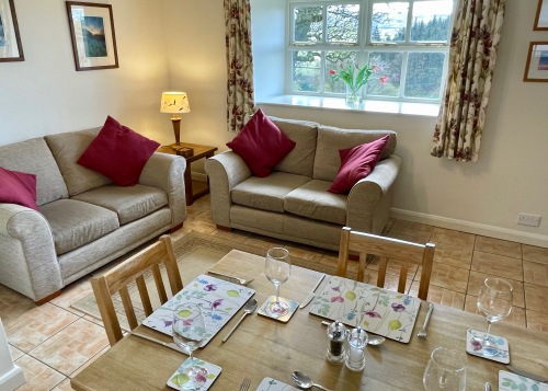 Bluebell Cottage living room (self-catering)