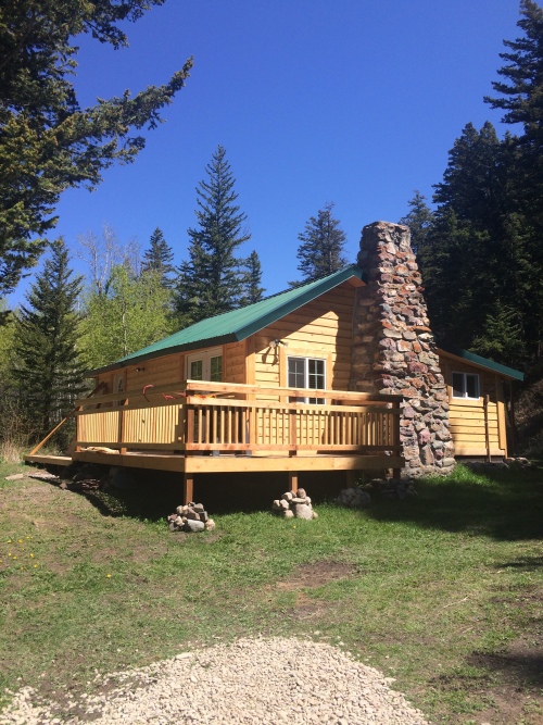 Cabin-Classic-Ensuite with Shower-Woodland view-Secluded 1 queen bed 