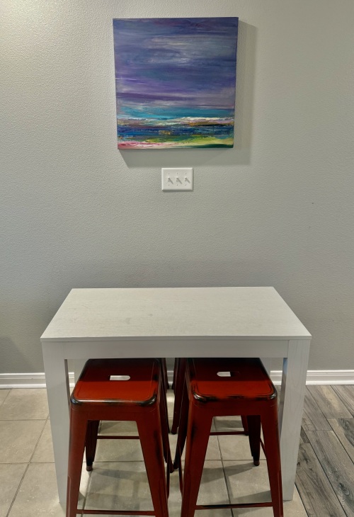 Table for games, puzzles, etc. 